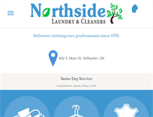 Tablet Screenshot of northsidecleaners.com